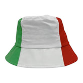 Vialli Depakio Bucket Hat White/Red/Green – Stylish Summer Streetwear Hat